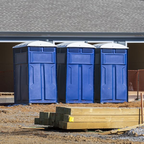 what is the maximum capacity for a single porta potty in Rockdale PA